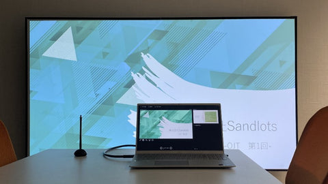 プロジェクターでPowerPointのプレゼン資料を映す方法