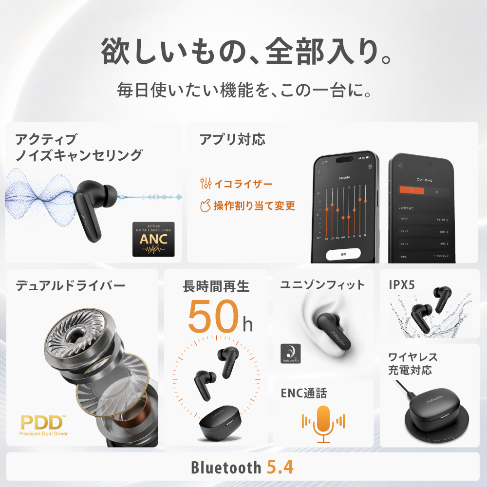 FUNLOGY Earbuds SE / ワイヤレスイヤホン