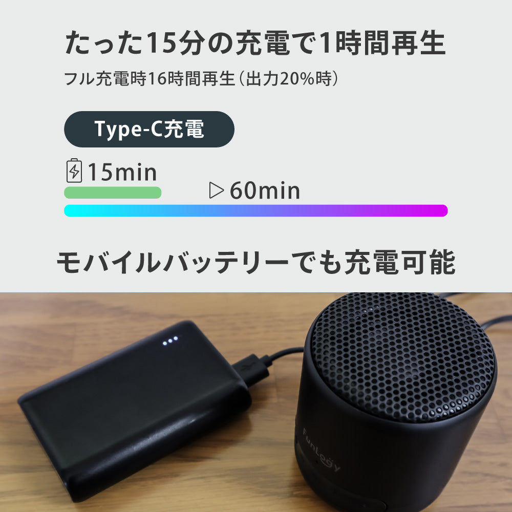 FUNLOGY Portable Mini / ポータブルスピーカー