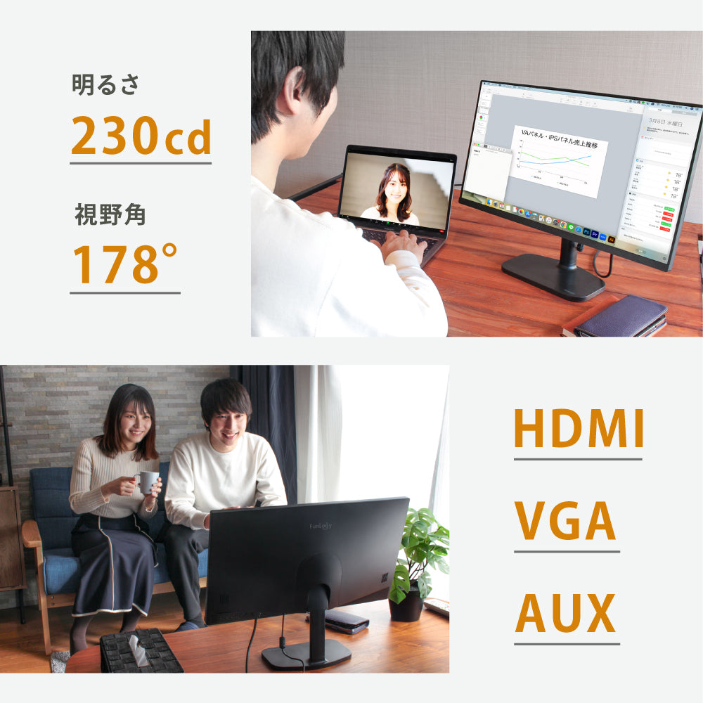 FUNLOGY Monitor / モニター